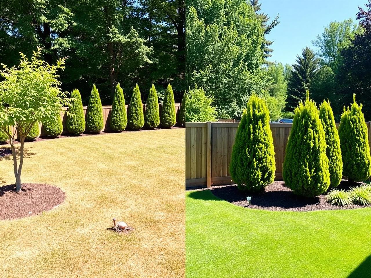 After tree service